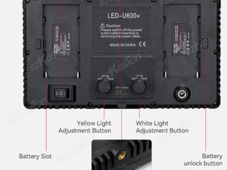 LED RGB светильник 10 дюймов +штатив 2м foto 2