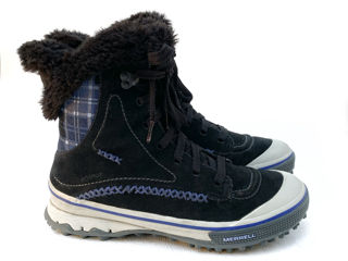 Merrell Pixie Lace Waterproof Black Boots. Размер 39. Оригинал. В идеальном состоянии. foto 5