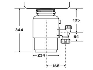 Измельчитель пищевых отходов insinkerator evolution 250 foto 6