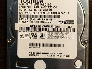 HDD Toshiba 2.5" 320Gb si 1Tb si HDD Western Digital 3.5" de 2Tb foto 3