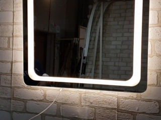 Зеркало с подсветкой и с подогревом 60х80см foto 1
