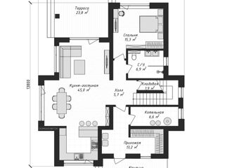 Vindem Teren pentru Construcții proiect de casa la 5 km de Chișinău foto 4