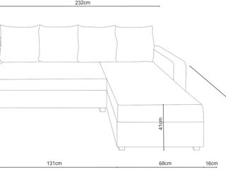 Canapea extensibilă cu două locuri foto 4