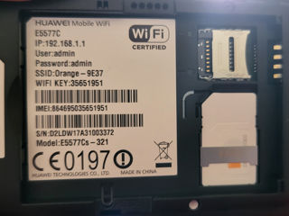 Se vinde modem 4G Huawei E5577C Orange foto 2