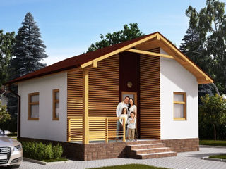 Строительство СИП домов в Молдове. Новый жилой дом для семьи по цене нового автомобиля. foto 1