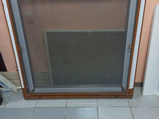 продам окна  окно (золотой дуб), односторонняя ламинация , балконный профиль Profilink (Болгария) , foto 1