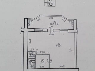 O cameră, 55 m², Botanica, Chișinău foto 14