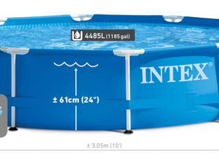 Piscina Carcas Metal 305X76Cm , 4485L - tb - livrare / credit / agroteh foto 3