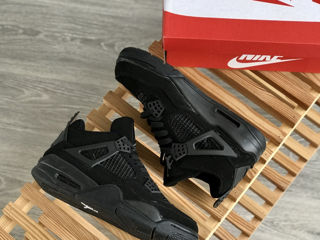 Nike Air Jordan 4 Retro Full Black Unisex foto 3