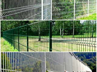 Plasă metalică cu frunze artificiale.Garduri.Automatizare porți.. foto 16