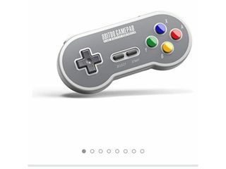 8Bitdo SF30 2.4G Wireless Controller for SFC Classic Edition 300mdl, HEYSTOP Grip Compatible with N