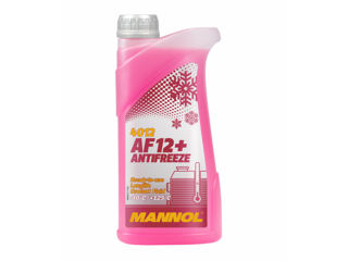 Antigel rosu MANNOL 4012 Antifreeze AF12+ (-40 C) Longlife 1L