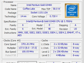 ASRock B365M-HDV / G5400, 3700 MHz / 16GB foto 2