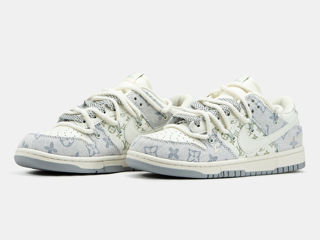 Nike SB Dunk Grey x Louis Vuitton Unisex foto 3