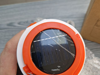 Лампа на аккумуляторе , с солнечной панелью -250 lei,  новая в упаковке foto 4