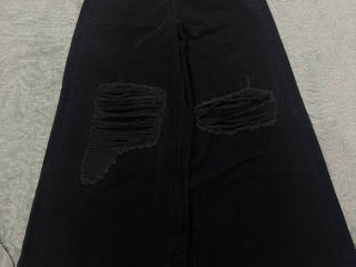 Vetements Destroyed Jeans In Black