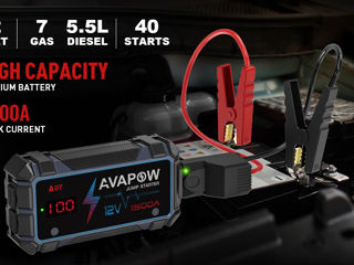 Booster, Пусковое устройство, Jump Starter 1500 ампер foto 8