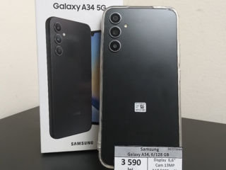 Samsung Galaxy A34 6/128Gb, 3590 lei