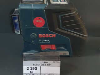 Laser Bosch GLL 3-80P/Pret-2190 lei