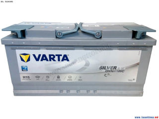 Varta Silver Dynamic AGM G14 95Ah 850A - 4500 лей! foto 4