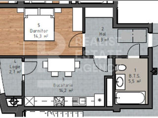 Apartament cu 1 cameră, 40 m², Centru, Ialoveni foto 4