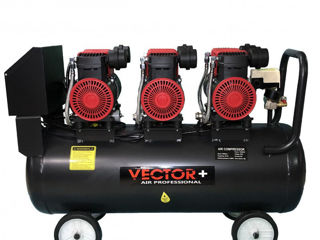 Compresor de aer Vector+ (1520Wx3)  90L foto 1