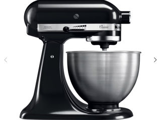 KitchenAid 5K45SS Planetaria cu Cap Reclinabil - 4,3 L - Classic - Alb foto 6