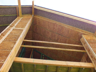 Construim din panouri de lemn / строим из деревянных панелей foto 1