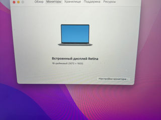 MacBook PRO 16"model A2141 Retina 2019 i9 16 ram  500gb ssd Touchbar foto 3