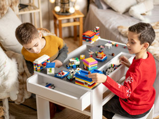 Masa pentru Lego. Лего стол. Blocuri pentru constructie foto 8