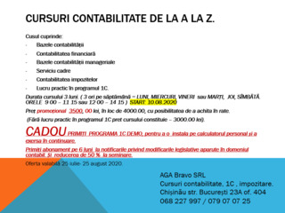 Cursuri Contabilitate de la A la Z + Cadou primiti programa 1C. foto 4