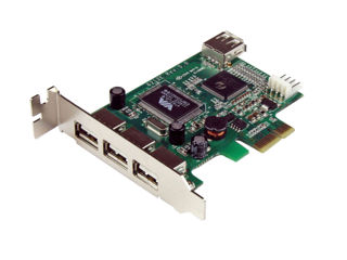 4 Port PCI Express Card - High Speed USB