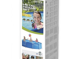 Piscină intex cadru metalic 305x76 cm, 4485L, cadru metalic foto 5