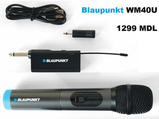 Беспроводной микрофон Blaupunkt WM40U / WM60UDB Классный подарок для любителей караоке! foto 4