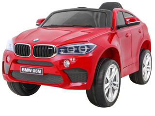 Mașinuță electrică BMW X6M JJ2199 (roșu/negru/alb) / Электромобиль BMW X6M JJ2199 (красный/черный/бе