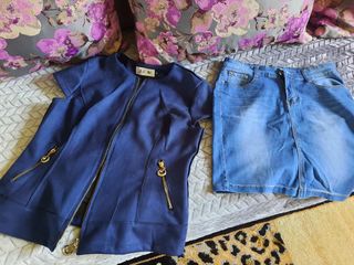 Пиджак, брюки,  платье, юбка джинсовая,  желетка.. Качество отличное. foto 4