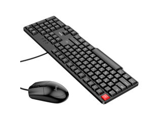 Tastatură și mouse HOCO GM16 Business (versiunea rusă) foto 1