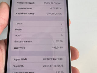 iPhone 15 Pro Max 512 Gb Natural Titanium bat 93 % foto 2