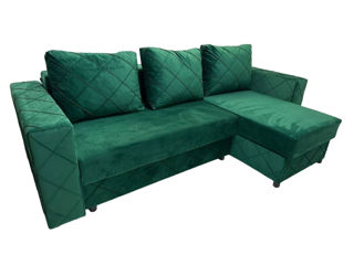 Canapea coltar V-Toms E5 (150x235cm), Verde