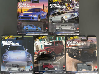 Модели автомобилей Hot Wheels Premium Fast & Furious seturi diferite foto 7