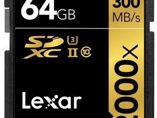 Lexar SDXC 64GB 2000x UHS-II 300МБ/с с ридером UHS-II Reader (U3, Class 10) LSD64GCRBNA foto 2