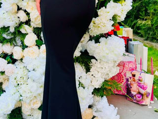 Rochie neagra de seara 1000lei фото 0