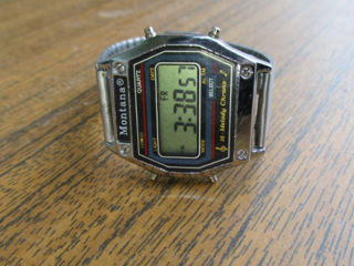 Montana.USA.Vintage Wrist Watch Digital Chronograph 16 Melody Alarm..Made in USA.Original.