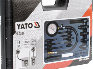 YT-7307 Компрессометр для дизельных двигателей, tester de compresie pentru motor Diesel  "Yato"