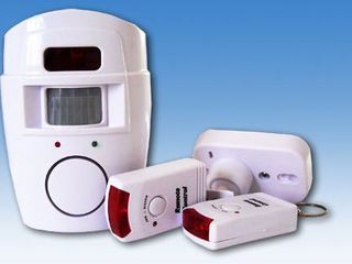 Alarma wireless cu senzor de miscare si doua telecomenzi foto 3