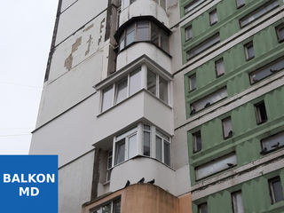 Расширение и ремонт балконов в 5,4 этажных домах. Хрущёвка, Сталинка, Брежневка,135 серию,143 серию foto 4