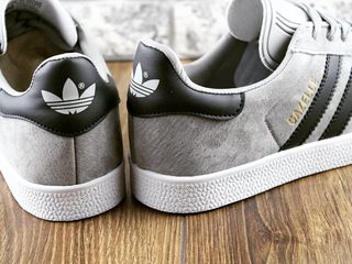 Adidas Gazelle Grey & Black фото 7