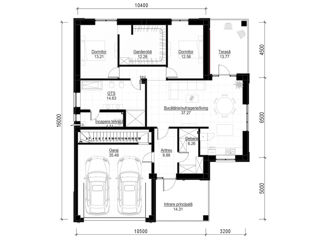 Casă de locuit individuală cu 1 nivel / stil neoclasic / 142.7 m2 / P / proiecte / renovări / 3D foto 5