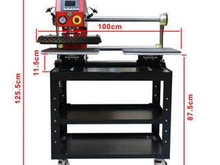 Двухпозиционный пресс для термопереноса XPDS-20 Presă de transfer termic cu două poziții foto 5