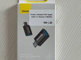 Adaptor OTG Type-C USB-A 3.1 Baseus